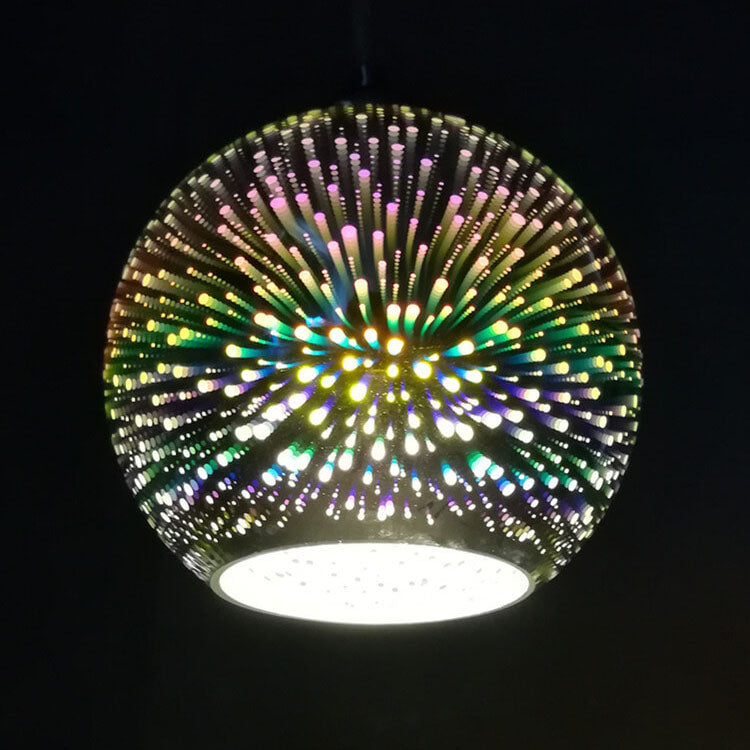 Colorful Fireworks Glass 1-Light Dome Pendant Light 

Illuminate your space with this stunning colorful fireworks glass pendant light. Perfect for modern decor, this one-light dome fixture blends artistry with functionality, making it ideal for kitchens,