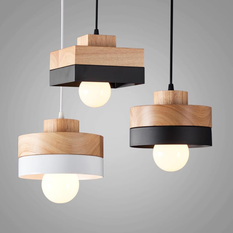 Nordic Round 1-Light Pendant Light - Modern Ceiling Fixture, Minimalist Design, Adjustable Height, LED Compatible, Scandinavian Style Lighting