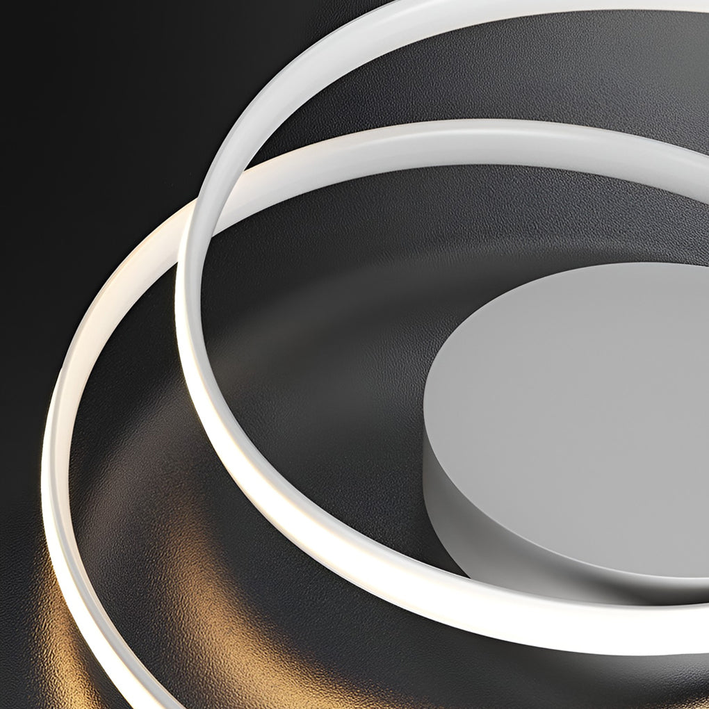 Circular Stepless Dimming LED Flush Mount Ceiling Light