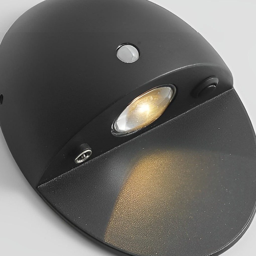 Oval Shape USB Rechargeable Motion Sensor Magnetic Wall Lamp - Modern Design, LED Lighting, Night Light, Battery Operated, Home Decor
