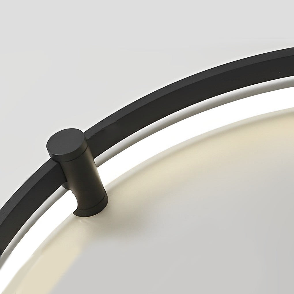 Round Creative LED Ceiling Light with Remote & Stepless Dimming