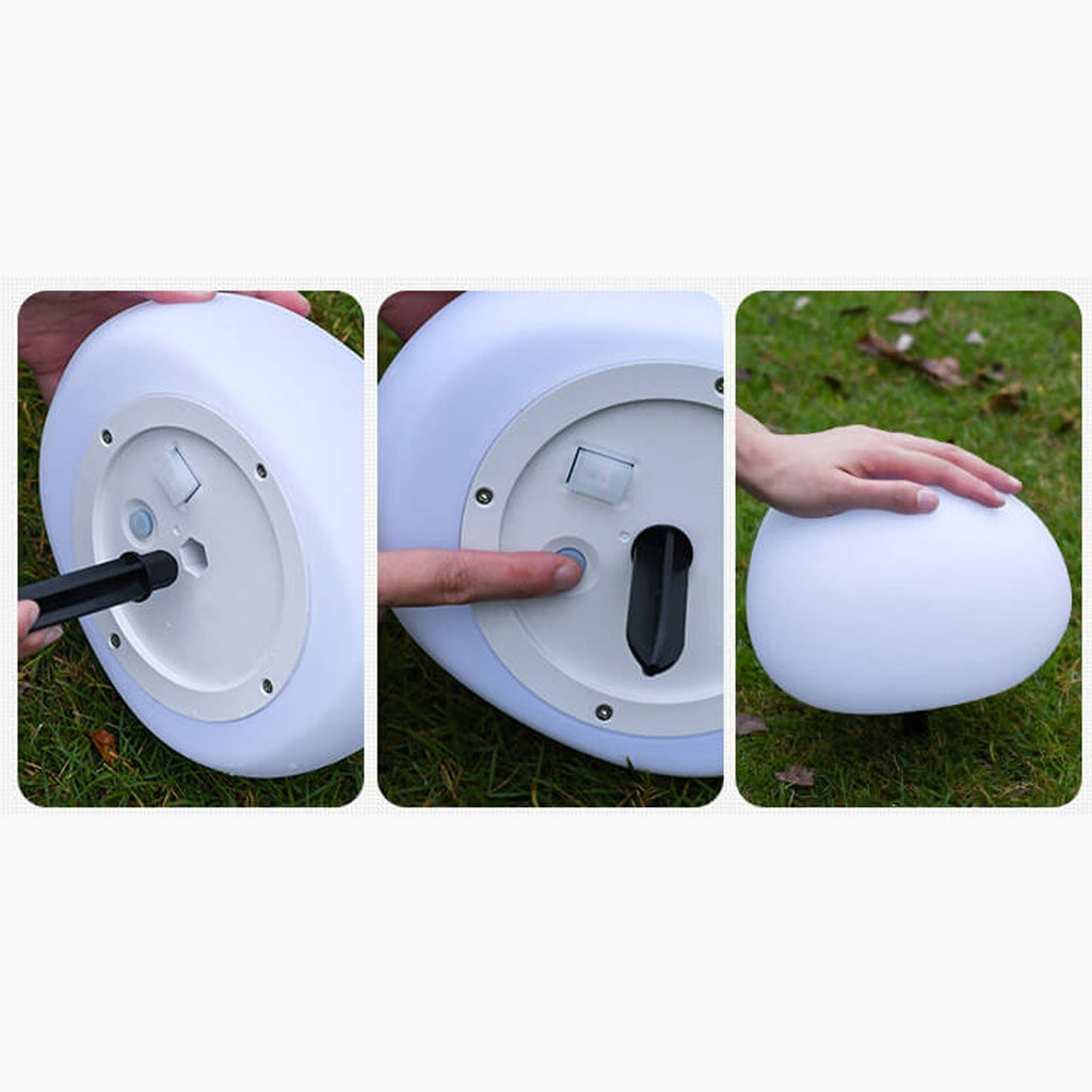 Solar Waterproof PE Spherical LED Lawn Light | Outdoor Decorative Lighting