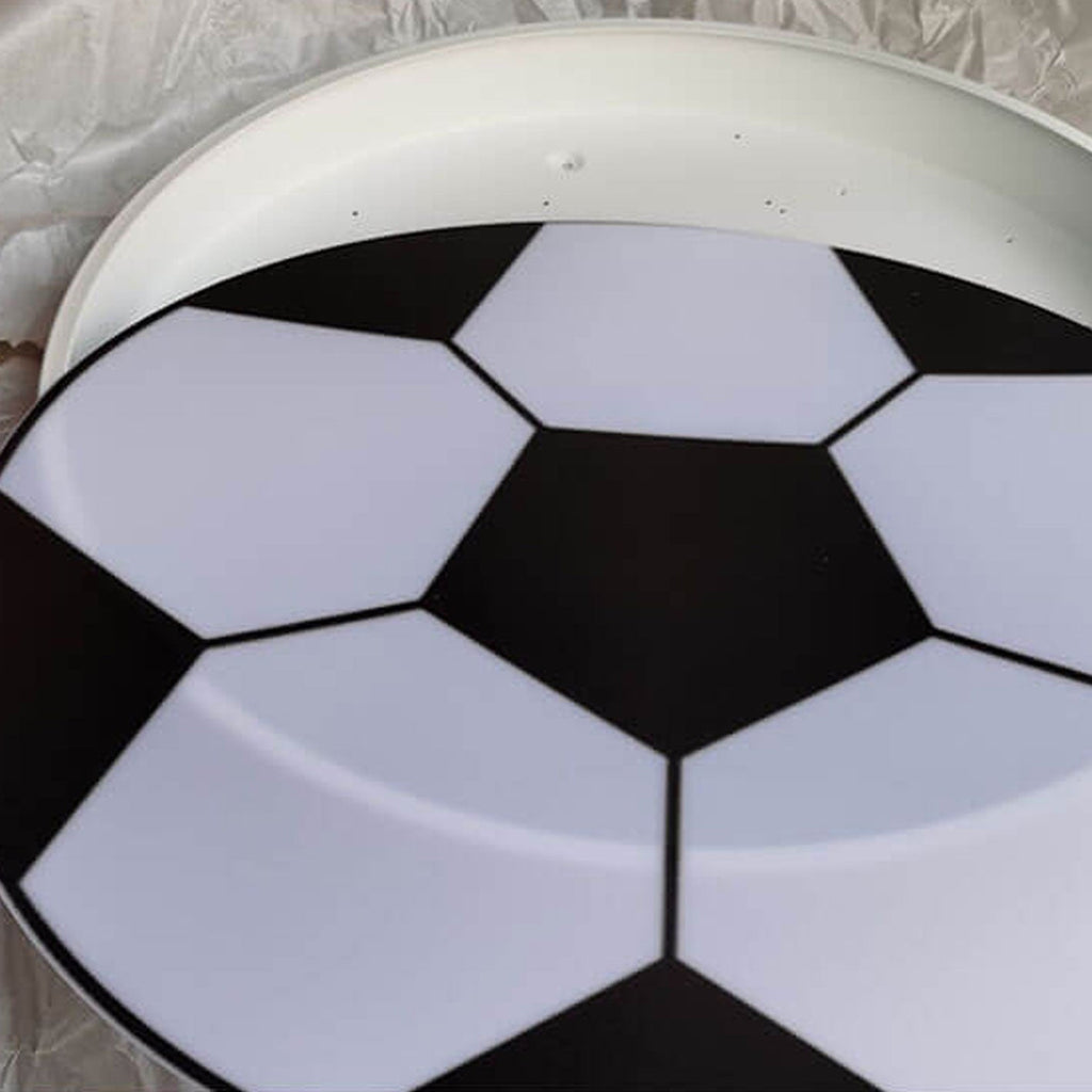 Cartoon Football LED Kids Flush Mount Ceiling Light