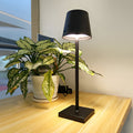 Top Hat Rechargeable Touch-Control LED Table Lamp - Portable Aluminum Design, Dimmable Lighting, Stylish Home Decor