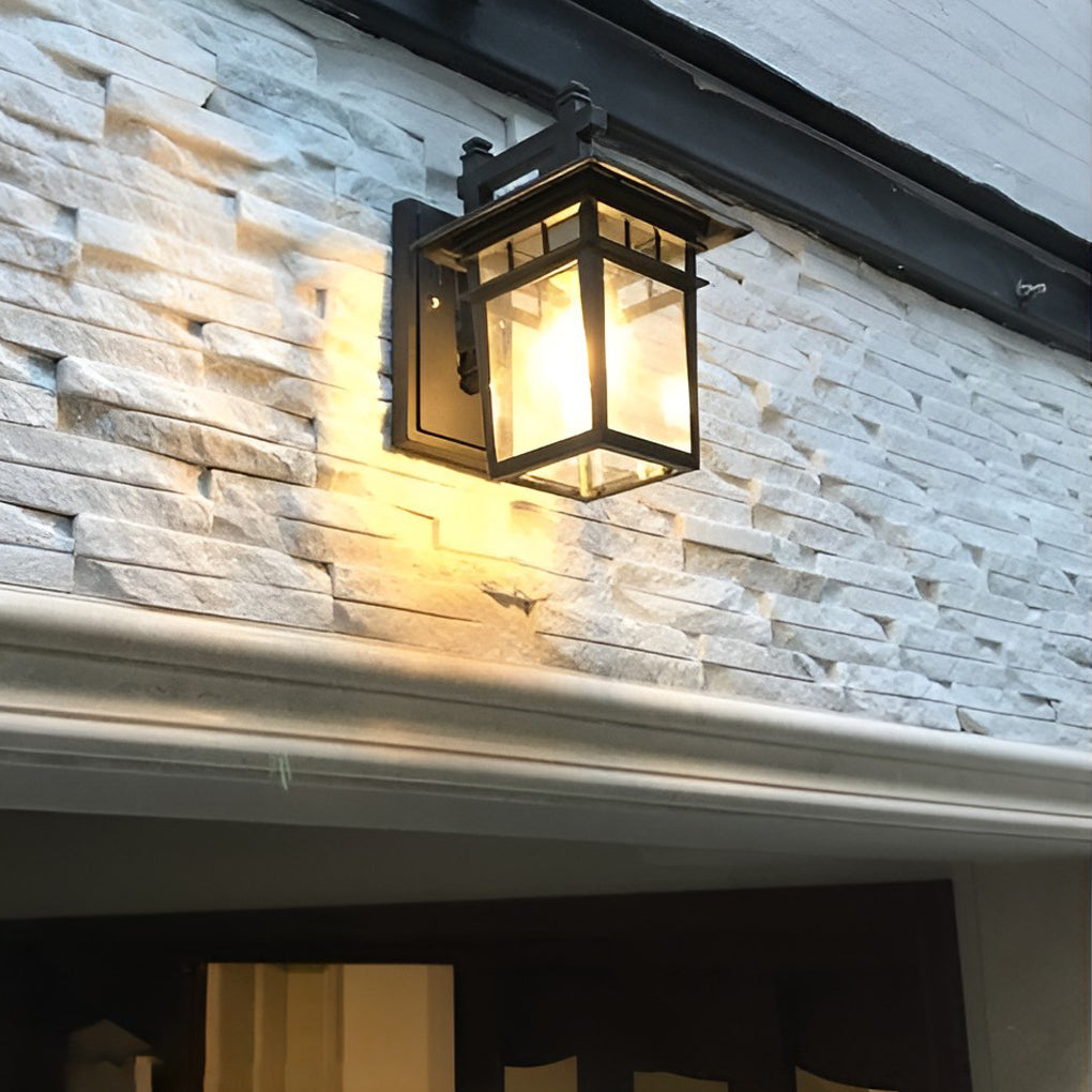 Glass LED Waterproof Retro Wall Lamp Sconce Lighting - No Bulb Needed
