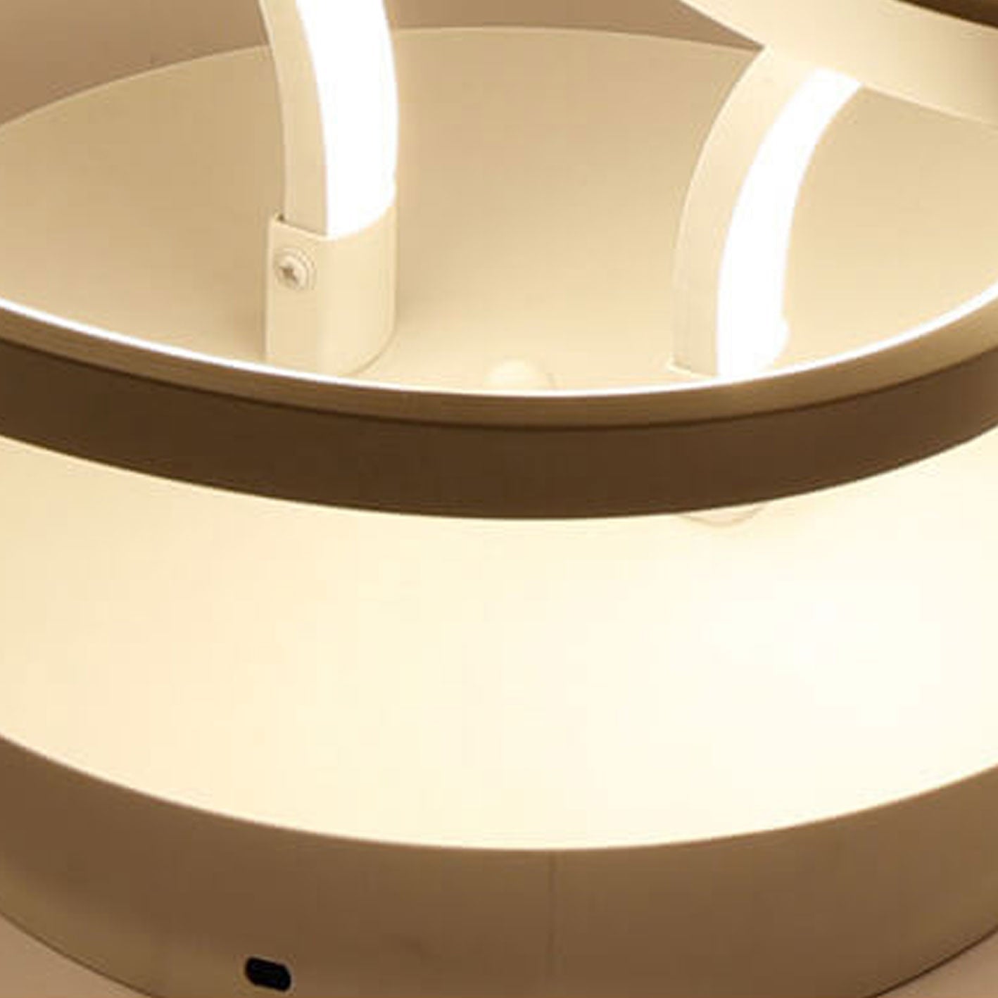 Modern Minimalist LED Flush Mount Ceiling Light - Aluminum & Acrylic Design
