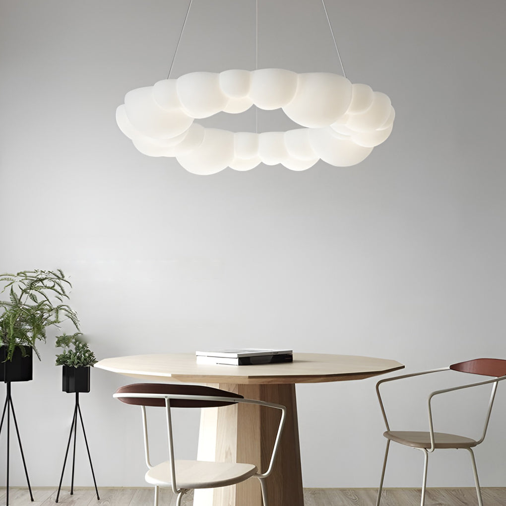 Creative Bubble Cloud LED Ceiling Light - Stepless Dimming Nordic Design