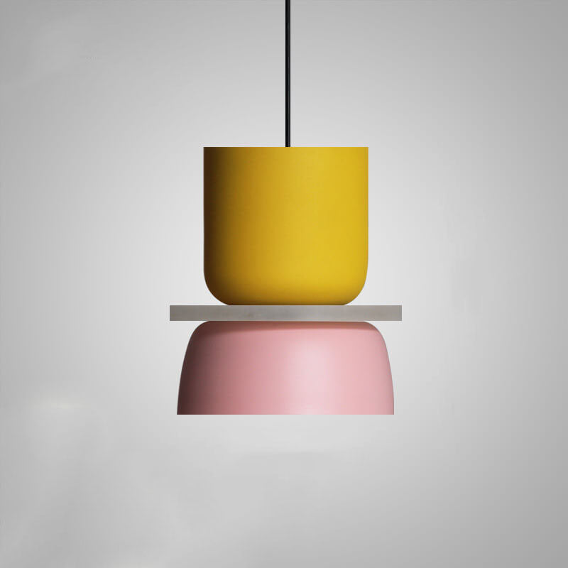 Nordic Colorful LED Pendant Light - Modern Macaron Design, Bright Adjustable Lighting for Home & Kitchen Decor