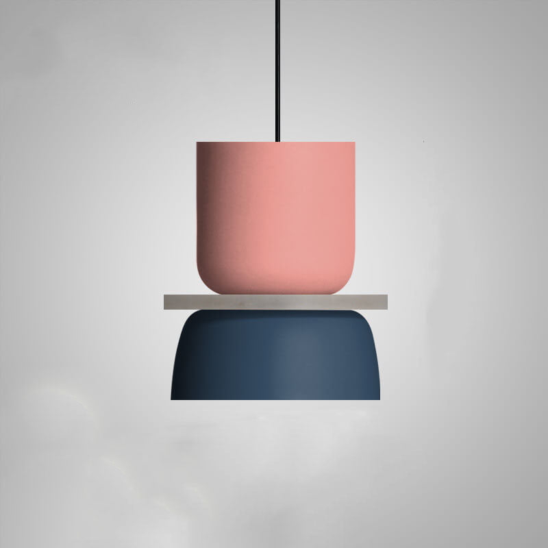 Nordic Colorful LED Pendant Light - Modern Macaron Design, Bright Adjustable Lighting for Home & Kitchen Decor