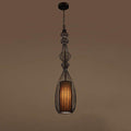 Industrial Retro Metal Birdcage Lantern Light Pendant