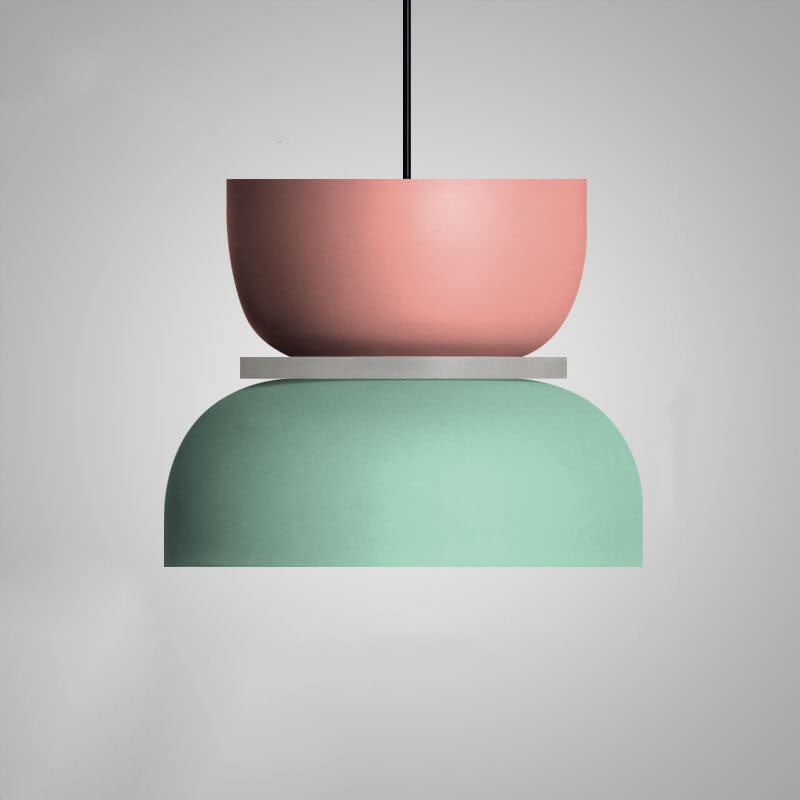 Nordic Colorful Macaron LED Pendant Light - Modern Hanging Lamp for Home Decor