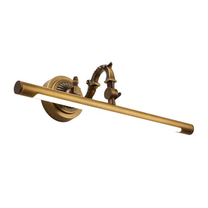 Vintage Copper LED Wall Sconce - Bathroom Vanity Light Fixture