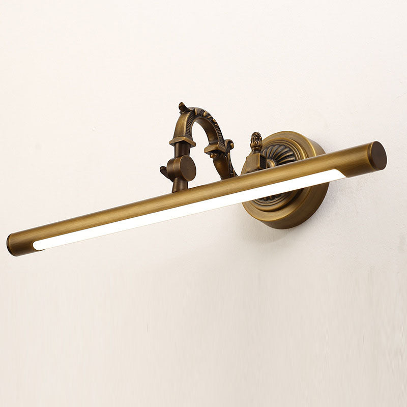Vintage Copper LED Wall Sconce - Bathroom Vanity Light Fixture