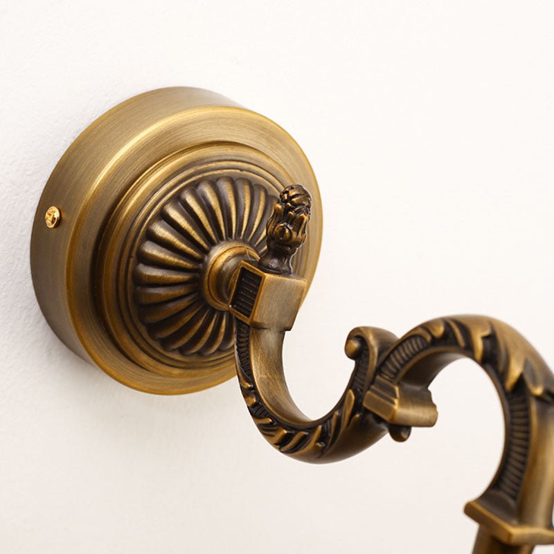 Vintage Copper LED Wall Sconce - Bathroom Vanity Light Fixture