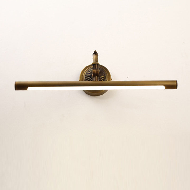 Vintage Copper LED Wall Sconce - Bathroom Vanity Light Fixture
