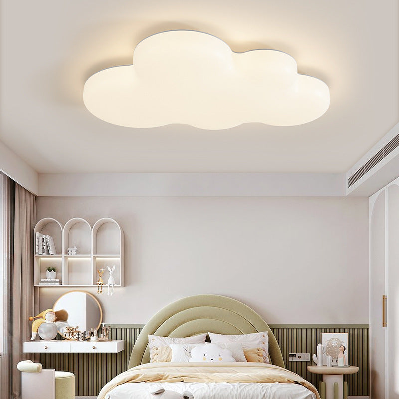 Modern Minimalist Kids Cloud-Shaped Rubberwood Acrylic LED Flush Mount Ceiling Light for Bedroom, Nursery, Playroom, Child’s Room, Cute Cloud Design, Energy-Efficient Lighting, Unique Home Decor, Adjustable Brightness, Soft Glow, Easy Installation