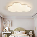 Modern Minimalist Kids Cloud-Shaped Rubberwood Acrylic LED Flush Mount Ceiling Light for Bedroom, Nursery, Playroom, Child’s Room, Cute Cloud Design, Energy-Efficient Lighting, Unique Home Decor, Adjustable Brightness, Soft Glow, Easy Installation