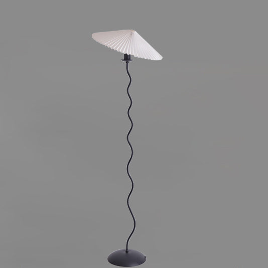 Traditional Japanese Fabric Iron Umbrella Floor Lamp - 1-Light Design for Living Room  

Illuminate your living space with this elegant Traditional Japanese Fabric Iron Umbrella Floor Lamp. Featuring a unique design that combines cultural aesthetics with