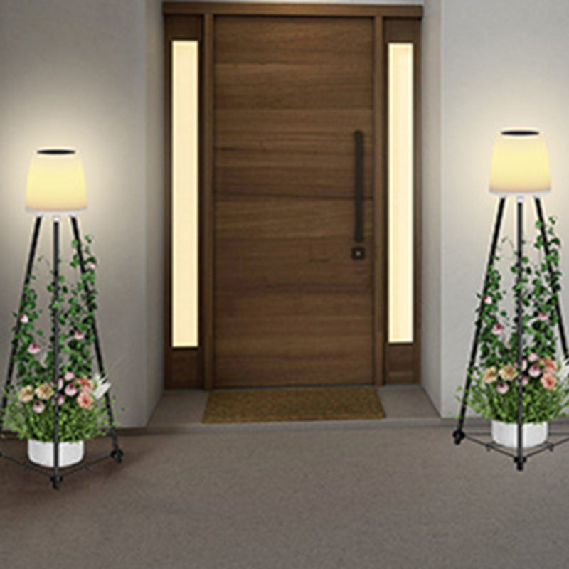 Modern Art Deco Waterproof Solar LED Floor Lamp for Outdoor Patio