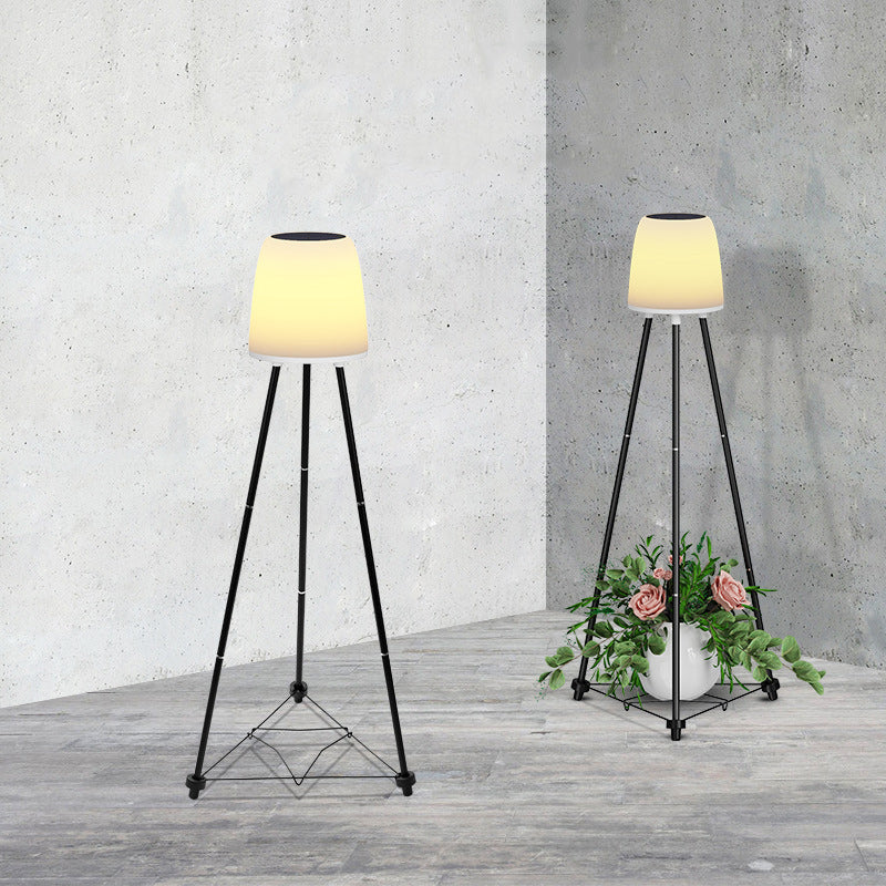 Modern Art Deco Waterproof Solar LED Floor Lamp for Outdoor Patio