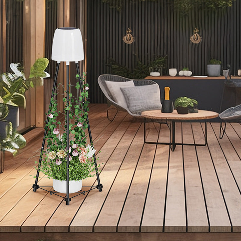 Modern Art Deco Waterproof Solar LED Floor Lamp for Outdoor Patio