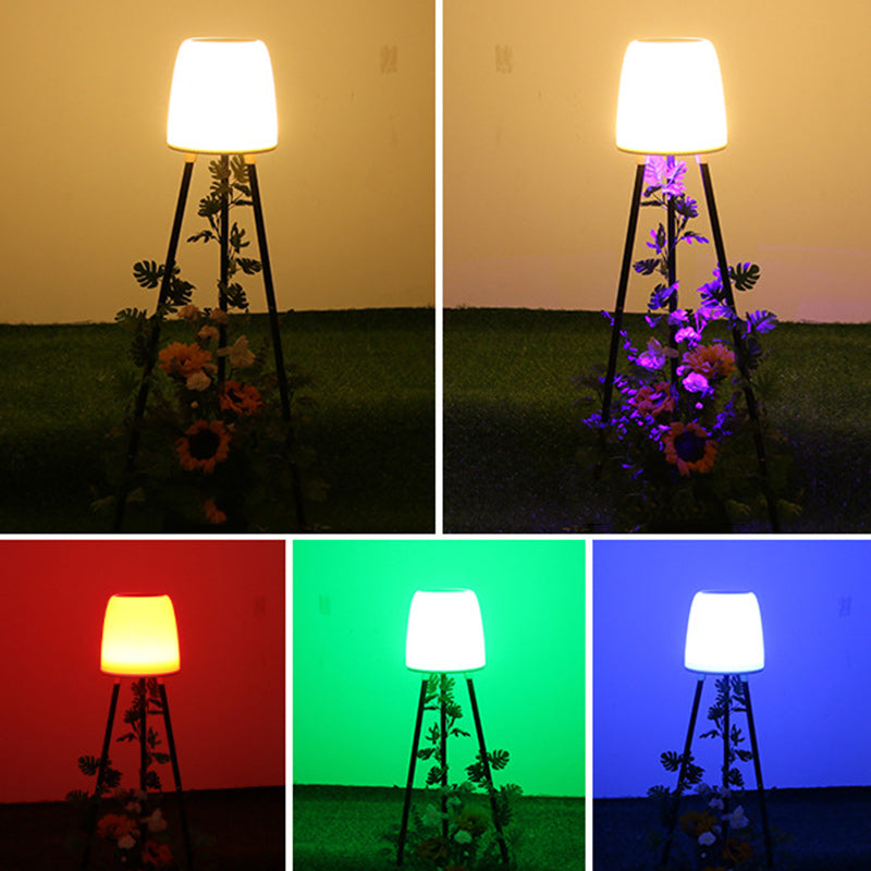 Modern Art Deco Waterproof Solar LED Floor Lamp for Outdoor Patio