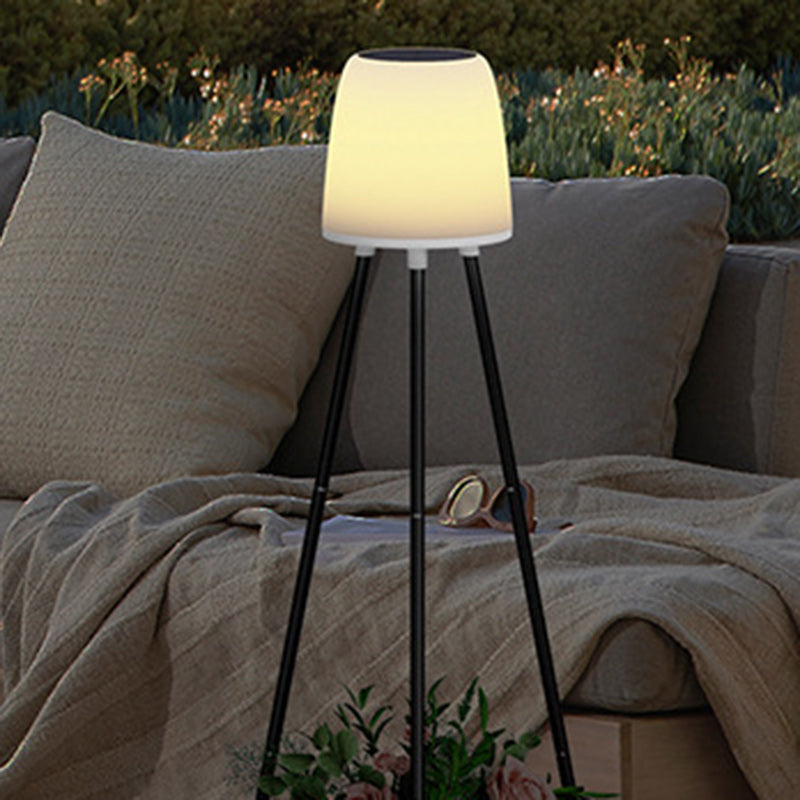 Modern Art Deco Waterproof Solar LED Floor Lamp for Outdoor Patio