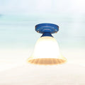 Tiffany Glass Semi-Flush Mount Ceiling Light for Hallways - Elegant Lighting Fixture