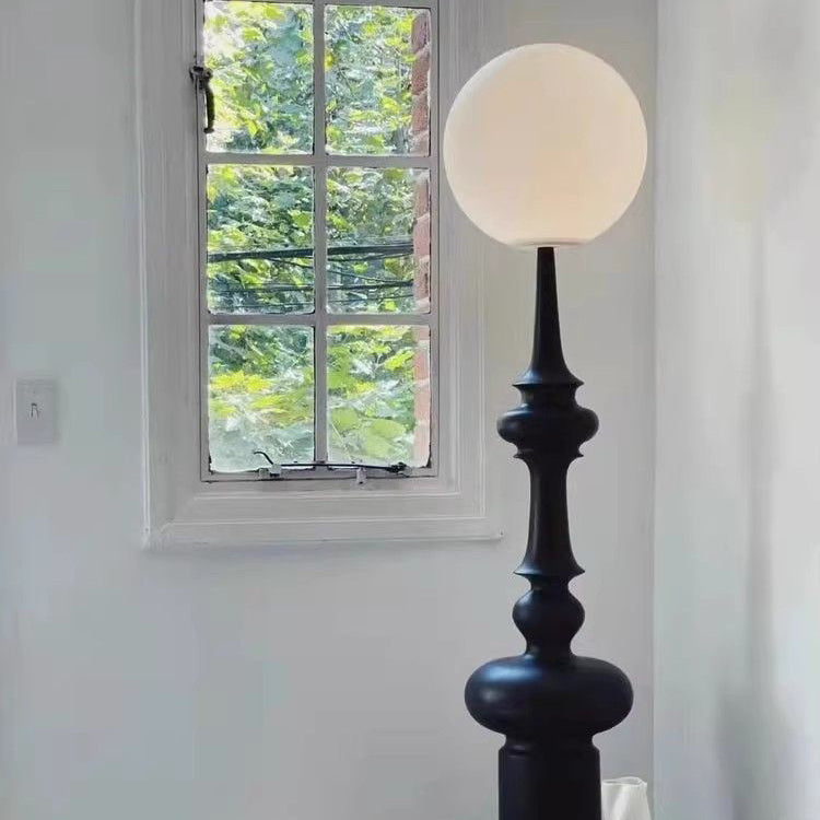 Contemporary Scandinavian Resin Acrylic Floor Lamp for Living Room
