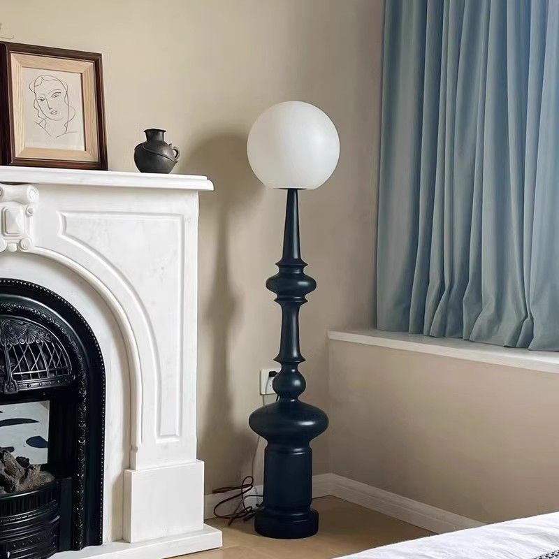 Contemporary Scandinavian Resin Acrylic Floor Lamp for Living Room
