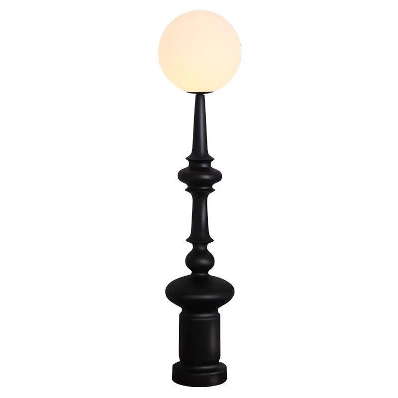Contemporary Scandinavian Resin Acrylic Floor Lamp for Living Room