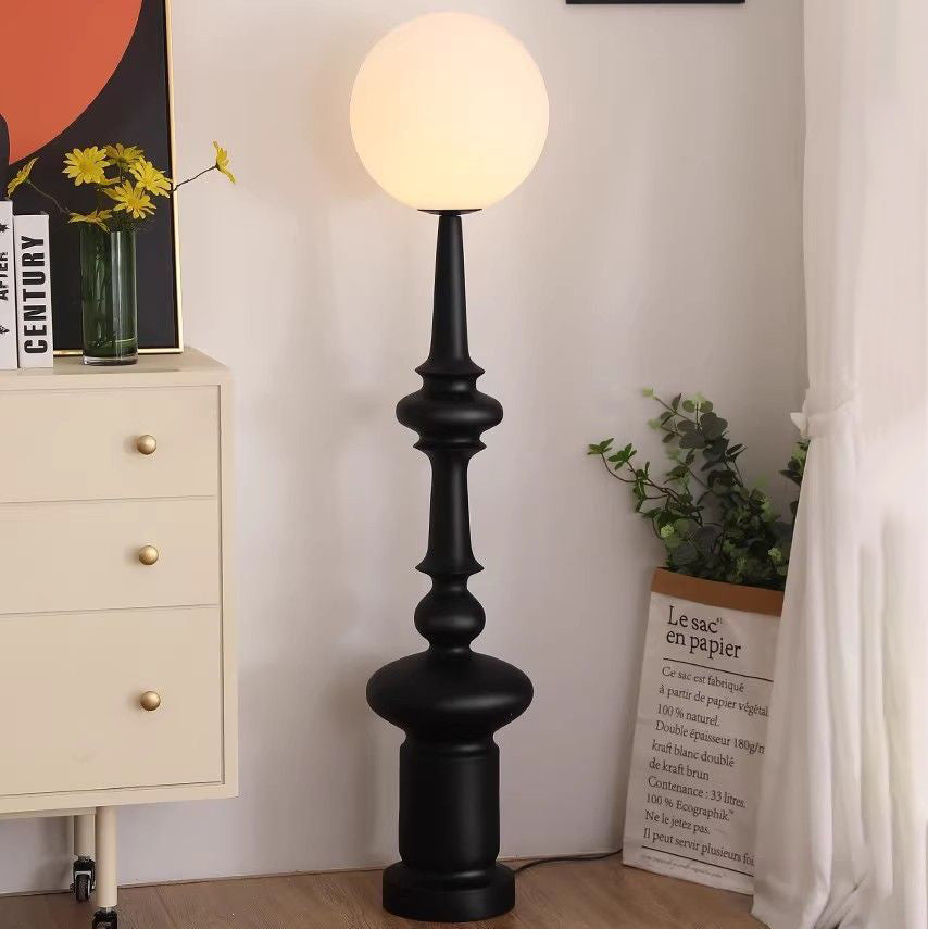 Contemporary Scandinavian Resin Acrylic Floor Lamp for Living Room
