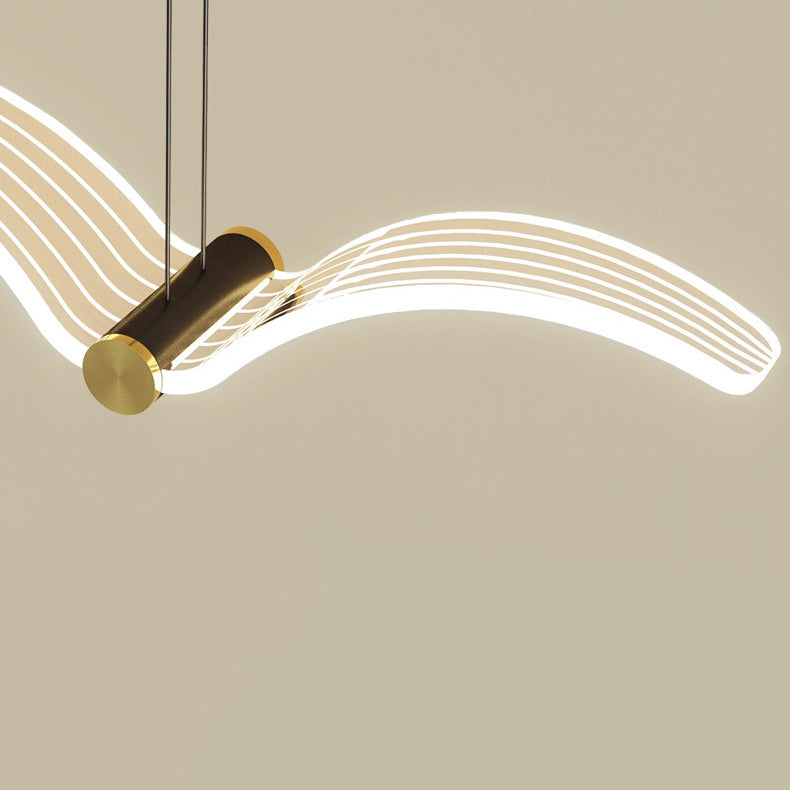 Contemporary Seagull Acrylic LED Pendant Light for Dining Room  

Elevate your dining experience with our Contemporary Seagull Iron Acrylic LED Pendant Light. This modern fixture combines artistic design with energy-efficient LED technology, perfect for a