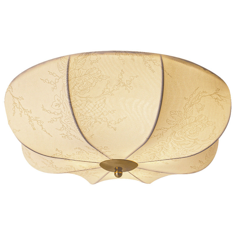 Contemporary Retro Pattern Flush Mount Ceiling Light - 3 Lights for Bedroom