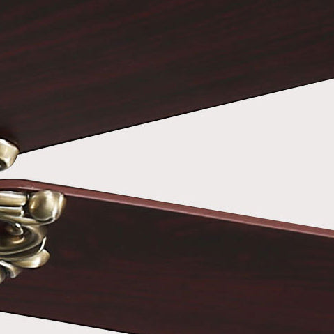 Contemporary Nordic Ceiling Fan with Copper Blades & Glass LED Light for Living Room