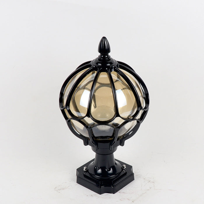 Contemporary Simplicity Waterproof Aluminum Glass Outdoor Post Light for Garden