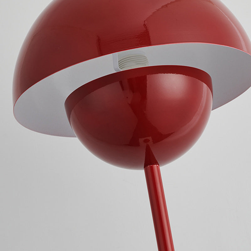 Scandinavian Mushroom Iron Floor Lamp - 1-Light Living Room Shade