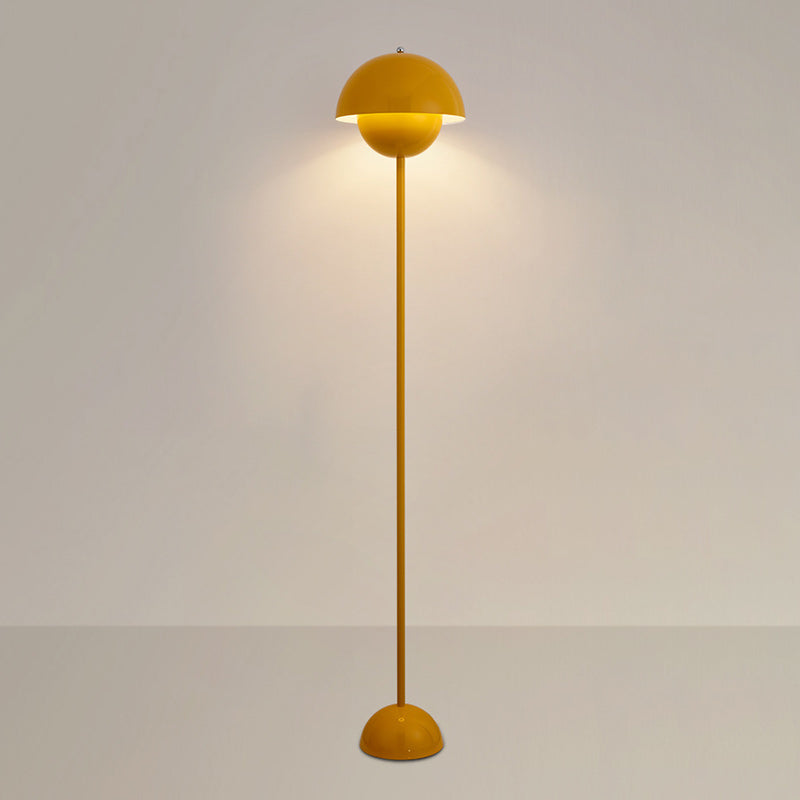Scandinavian Mushroom Iron Floor Lamp - 1-Light Living Room Shade