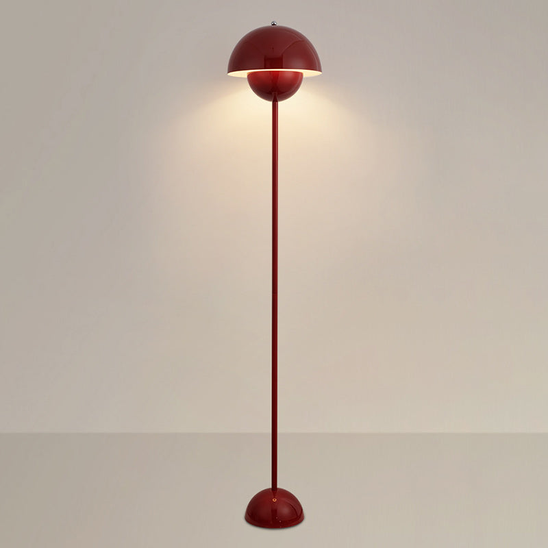Scandinavian Mushroom Iron Floor Lamp - 1-Light Living Room Shade