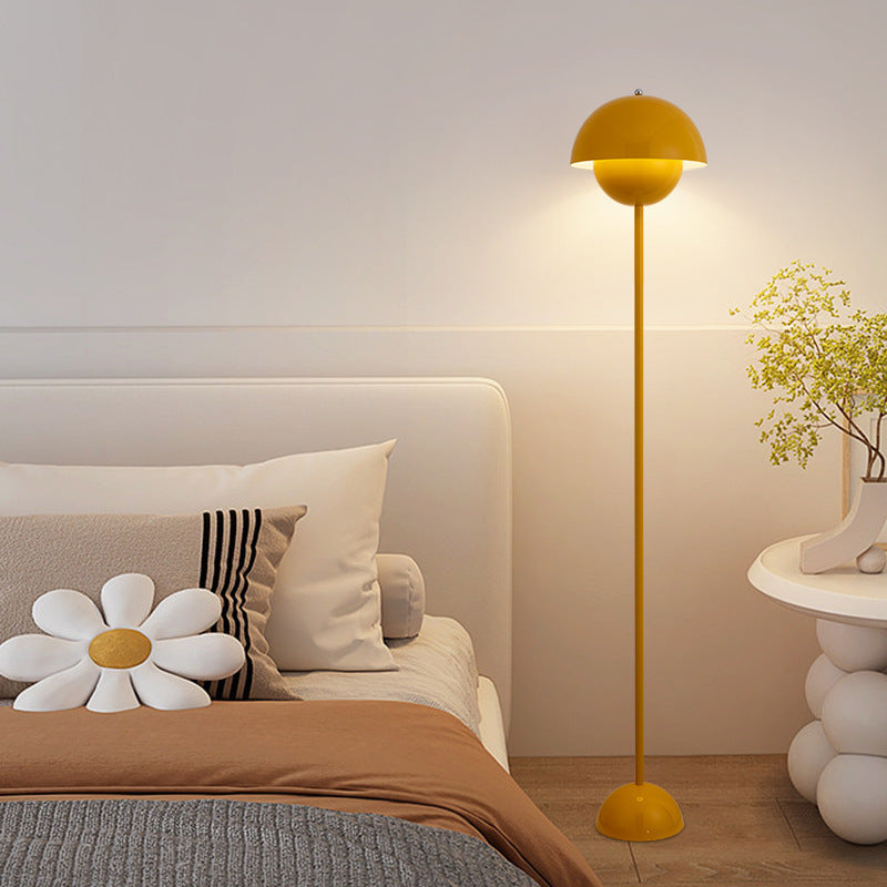 Scandinavian Mushroom Iron Floor Lamp - 1-Light Living Room Shade