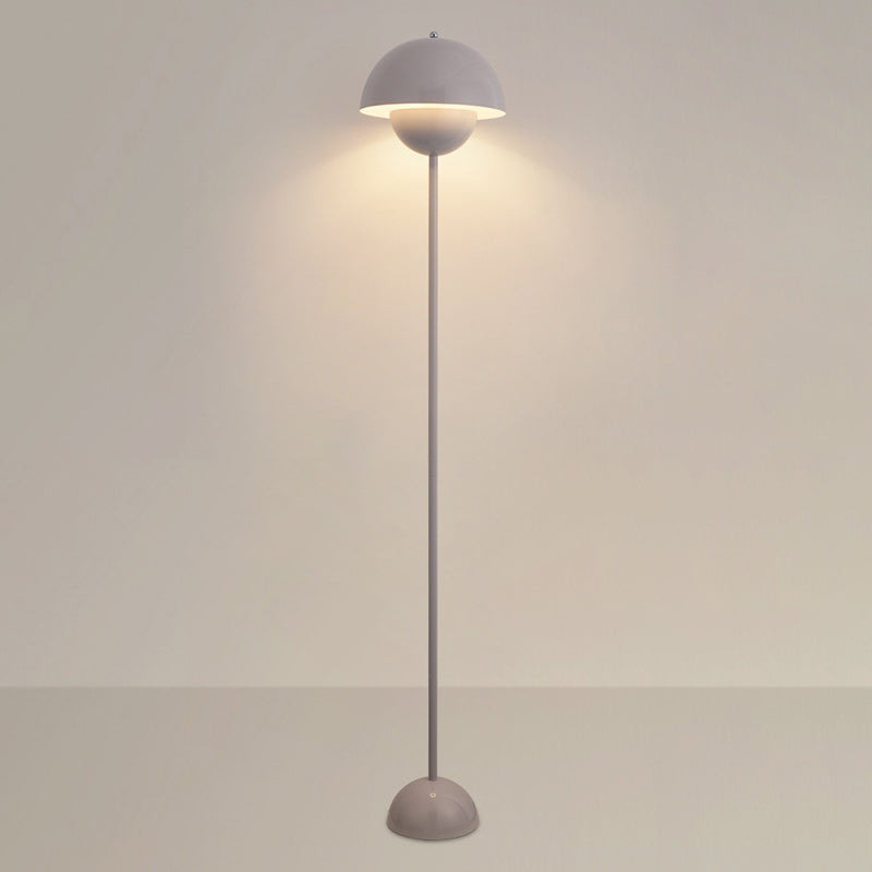 Scandinavian Mushroom Iron Floor Lamp - 1-Light Living Room Shade