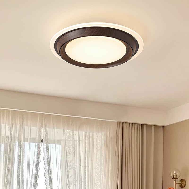 Modern Art Deco Round LED Ceiling Fan Light for Bedroom