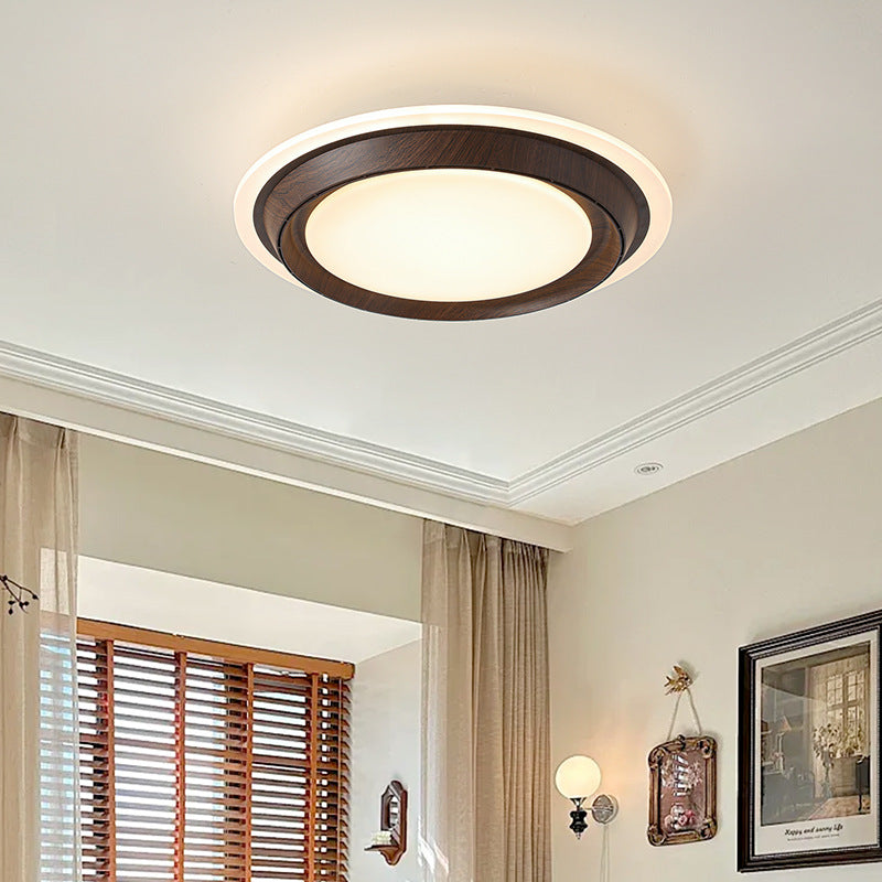 Modern Art Deco Round LED Ceiling Fan Light for Bedroom