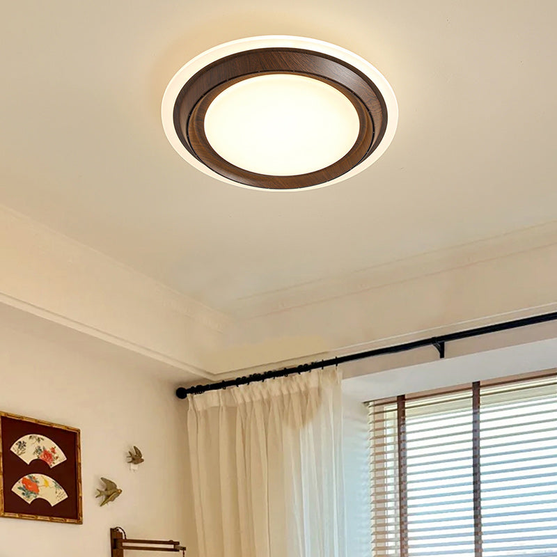 Modern Art Deco Round LED Ceiling Fan Light for Bedroom