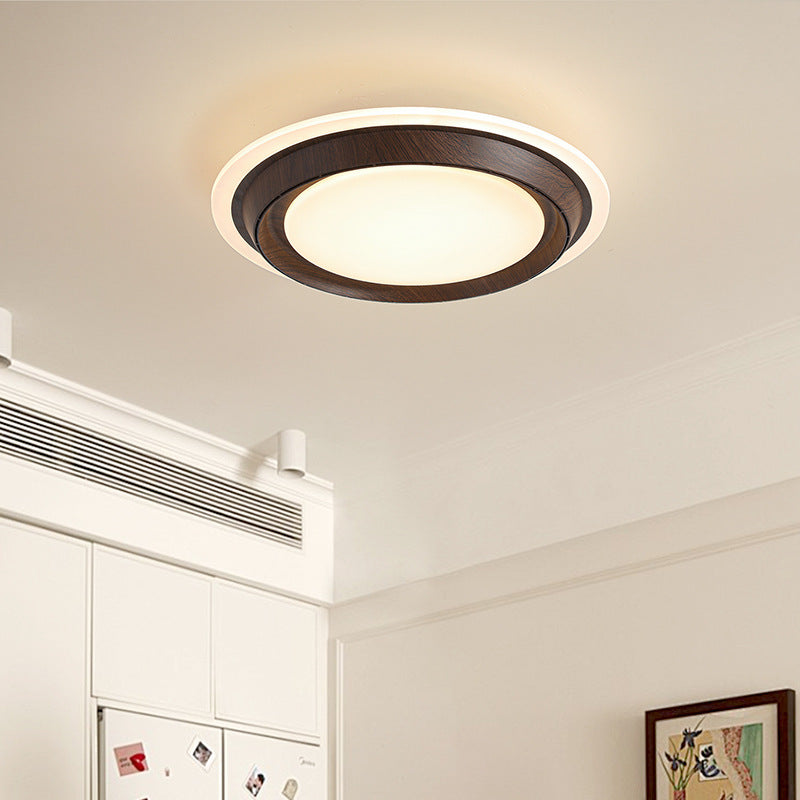 Modern Art Deco Round LED Ceiling Fan Light for Bedroom