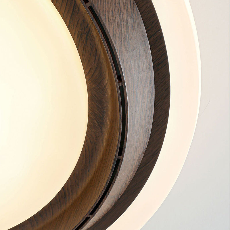 Modern Art Deco Round LED Ceiling Fan Light for Bedroom