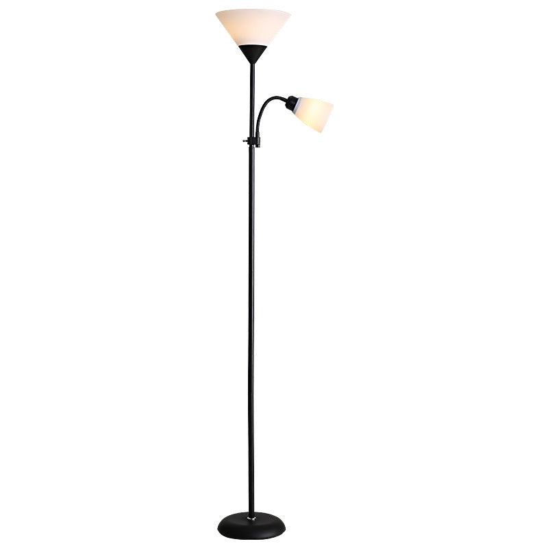 Contemporary Nordic Iron Acrylic Floor Lamp - 1/2 Light Standing Design for Living Room