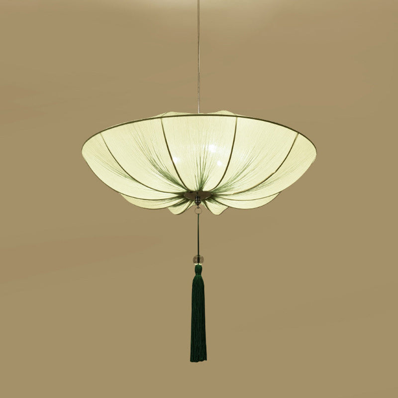 Traditional Chinese Lotus Petal Iron 1/3-Light Chandelier for Dining Room