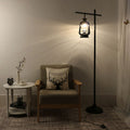 Contemporary Iron Glass Floor Lamp - Simple Kettle Shape for Living Room Lighting