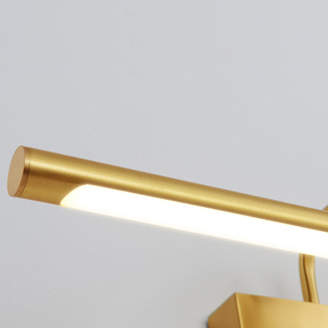 Contemporary Copper Acrylic LED Wall Sconce for Bathroom Mirror Lighting